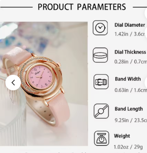 Luxury Ladies 5pcs/set Fashion Women's Quartz Watch Necklace Earrings Bracelet Ring Jewelry Set for Women Gift Sets