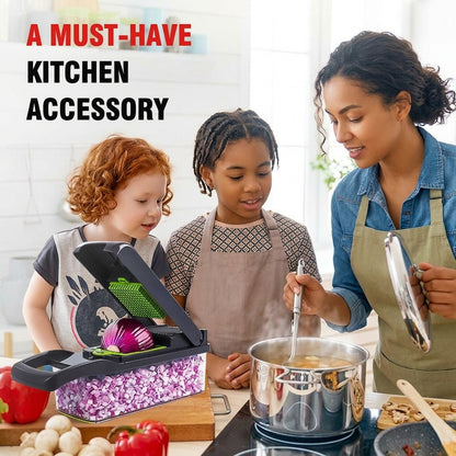Vegetable Cutter Chopper and Slicer– Fast & Easy